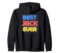El Mejor Jack de la Historia - Funny Jack Name Jack Sudadera con Capucha