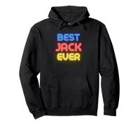 El Mejor Jack de la Historia - Funny Jack Name Jack Sudadera con Capucha