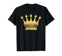 El Mejor Josué del Mundo Diciendo Nombre Divertido Joshua Camiseta gráfica económica, Hombre, Negro, XL