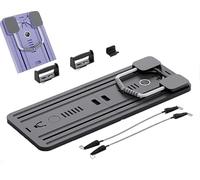 El mejor juego de reformador de pilates Lhanel 2024, tablero deslizante de pilates Lhanel 5 en 1, tablero reformador de pilates plegable multiusos para el hogar (negro)