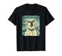 El mejor laboratorio de la historia con un genio labrador en el trabajo Camiseta