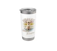 El mejor labrador del mundo abuela lindo amarillo labrador nieto Vaso térmico de acero inoxidable de doble pared