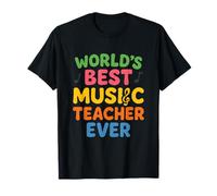 El Mejor Maestro de música del Mundo enseñando el Día Mundial del Maestro Camiseta