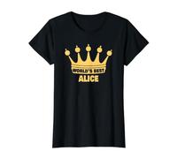El Mejor Nombre Divertido de Alice del Mundo Diciendo Alicia Camiseta gráfica económica