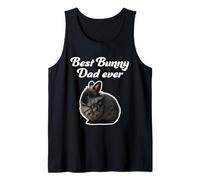 El mejor padre conejito de todos los tiempos: Jersey Wooly Rabbit Camiseta sin Mangas