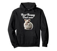 El mejor padre conejito de todos los tiempos: Jersey Wooly Rabbit Sudadera con Capucha