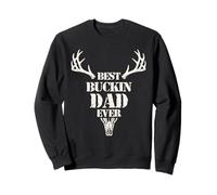 El Mejor Padre de Buckin Que ha cazado Cuernos de Ciervo Sudadera