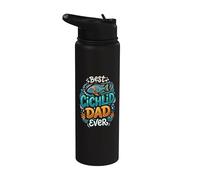 El mejor padre de cíclidos de la historia, guardián de cíclidos, acuarista Stainless Steel Insulated Water Bottle
