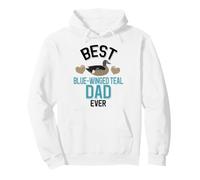 El Mejor Padre Verde Azulado de alas Azules de la Historia: Duck with Hearts Sudadera con Capucha