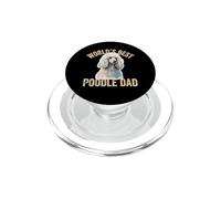 El Mejor papá caniche del Mundo Lindo Cachorro papá PopSockets PopGrip para MagSafe