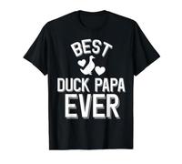 El Mejor papá con Patos de Todos los Tiempos Camiseta gráfica económica, Hombre, Negro, XL