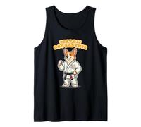 El Mejor papá de Corgi - Orgullo de Jiu Jitsu Camiseta sin Mangas