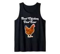 El Mejor papá de Pollo - Rhode Island Red Chicken Camiseta sin Mangas