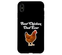 El Mejor papá de Pollo - Rhode Island Red Chicken Carcasa para iPhone XS MAX
