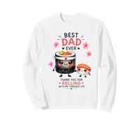 El Mejor papá de Sushi rodando por la Vida Sudadera