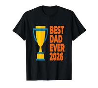 El Mejor papá del día del Padre 2026 El Mejor papá de Todos los Tiempos 2026 Camiseta gráfica económica, Hombre, Negro, S