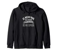 El Mejor Papa del Mundo Camiseta En Español Padre Latino Sudadera con Capucha