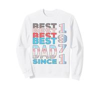 El Mejor papá del Mundo - no es Broma - Papá Desde 1971 Sudadera