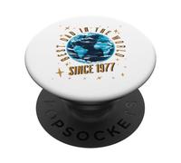 El Mejor papá del Mundo - no es Broma - Papá Desde 1977 PopSockets PopGrip Adhesivo