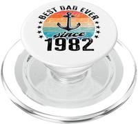 El Mejor papá del Mundo - no es Broma - Papá Desde 1982 PopSockets PopGrip para MagSafe