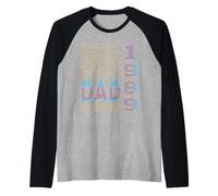 El Mejor papá del Mundo - no es Broma - Papá Desde 1989 Camiseta Manga Raglan