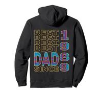 El Mejor papá del Mundo - no es Broma - Papá Desde 1989 Sudadera con Capucha