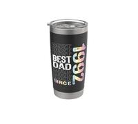 El mejor papá del mundo - no es broma - Papá desde 1992 Vaso térmico de acero inoxidable de doble pared