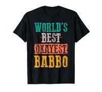 El mejor papá italiano divertido de Babbo del mundo, retro Camiseta