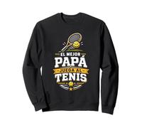 El Mejor Papá Juega al Tenis Regalo Día del Padre Sudadera