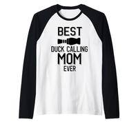 El Mejor Pato Llamando a mamá Camiseta Manga Raglan