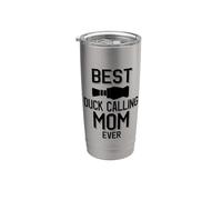El mejor pato llamando a mamá Vaso térmico de acero inoxidable de doble pared
