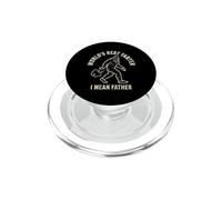 El Mejor Pedo del Mundo, Quiero Decir, Padre Bigfoot, Divertido Día del Padre PopSockets PopGrip para MagSafe
