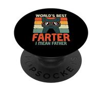El Mejor Pedo del Mundo, Quiero Decir, Padre, Gato, Divertido Día del Padre, papá PopSockets PopGrip Adhesivo