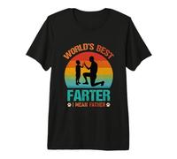 El Mejor Pedo del Mundo Vintage, me Refiero al Divertido Día del Padre Camiseta Premium