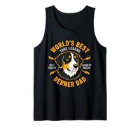 El Mejor Perro de montaña bernés Berner Dad del Mundo Camiseta sin Mangas
