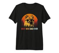 El Mejor Perro de Pomerania para Hombre, el Mejor papá de la Historia del día del Padre Camiseta Premium