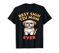 El Mejor Perro Lindo de Shih Tzu Mom Ever Camiseta