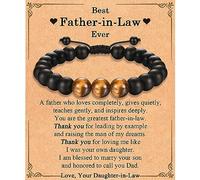El mejor regalo para hombres, adolescentes y niños, pulsera de cuentas para amigos, hermano, tío, novio, abuelo, hijo, nieto, sobrino, nuevo papá, padrastro, marido, en cumpleaños, Navidad, San