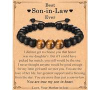 El mejor regalo para hombres, adolescentes y niños, pulsera de cuentas para amigos, hermano, tío, novio, abuelo, hijo, nieto, sobrino, nuevo papá, padrastro, marido, en cumpleaños, Navidad, San