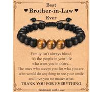 El mejor regalo para hombres, adolescentes y niños, pulsera de cuentas para amigos, hermano, tío, novio, abuelo, hijo, nieto, sobrino, nuevo papá, padrastro, marido, en cumpleaños, Navidad, San