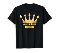 El Mejor Ruben del Mundo Diciendo el Nombre Divertido Ruben Camiseta gráfica económica, Hombre, Negro, XL