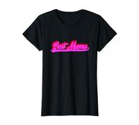 El Mejor sentimiento de Escritura Retro de Mama Pink Camiseta