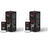 El Mejor Spray retardante eyaculación hombre y retardantes sexuales masculinos lubricante energizante estimulante a base de silicona con citrulina. 30 ml Prolonga relación y placer. (Paquete de 2)