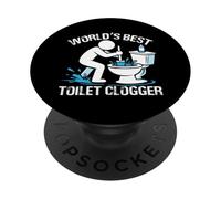 El Mejor taponador de Inodoro del Mundo PopSockets PopGrip Adhesivo