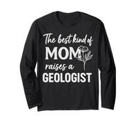El mejor tipo de mamá cría a un geólogo divertido geología mamá Manga Larga