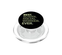 El Mejor Trabajador Social Escolar jamás enseñado a educar al Maestro PopSockets PopGrip para MagSafe