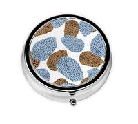 El mejor y moderno estuche de piel de leopardo. Resumen: Pastillero Meta con 3 compartimentos, organizador portátil.