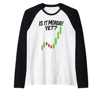 El Mercado de valores Bear Trading es el Lunes Opciones de comerciante Crypto Camiseta Manga Raglan
