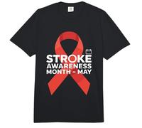 El Mes de concientización sobre el accidente cerebrovascular Puede provocar Conciencia sobre el accidente Comfort Colors Adult Heavyweight T-Shirt