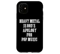 El Metal Pesado es disculpa de los Dioses por la Cabeza Divertida del Metal de la música del Pop Carcasa para iPhone 11